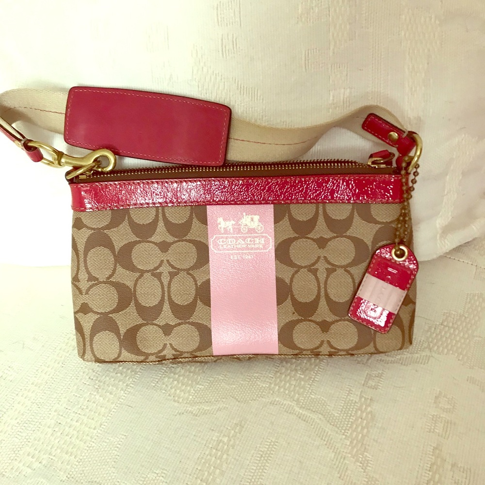 Coach Heritage signature handbag
